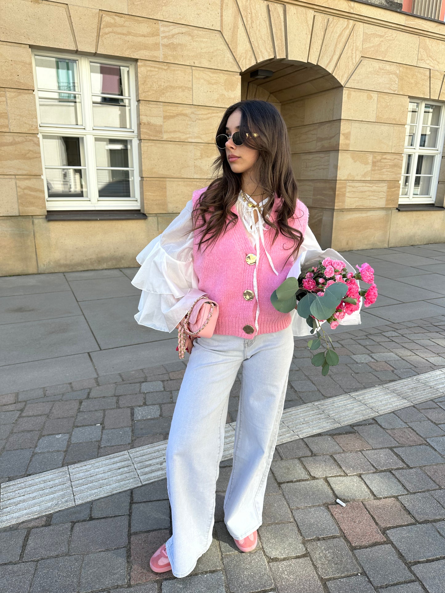 Bluse Weiß