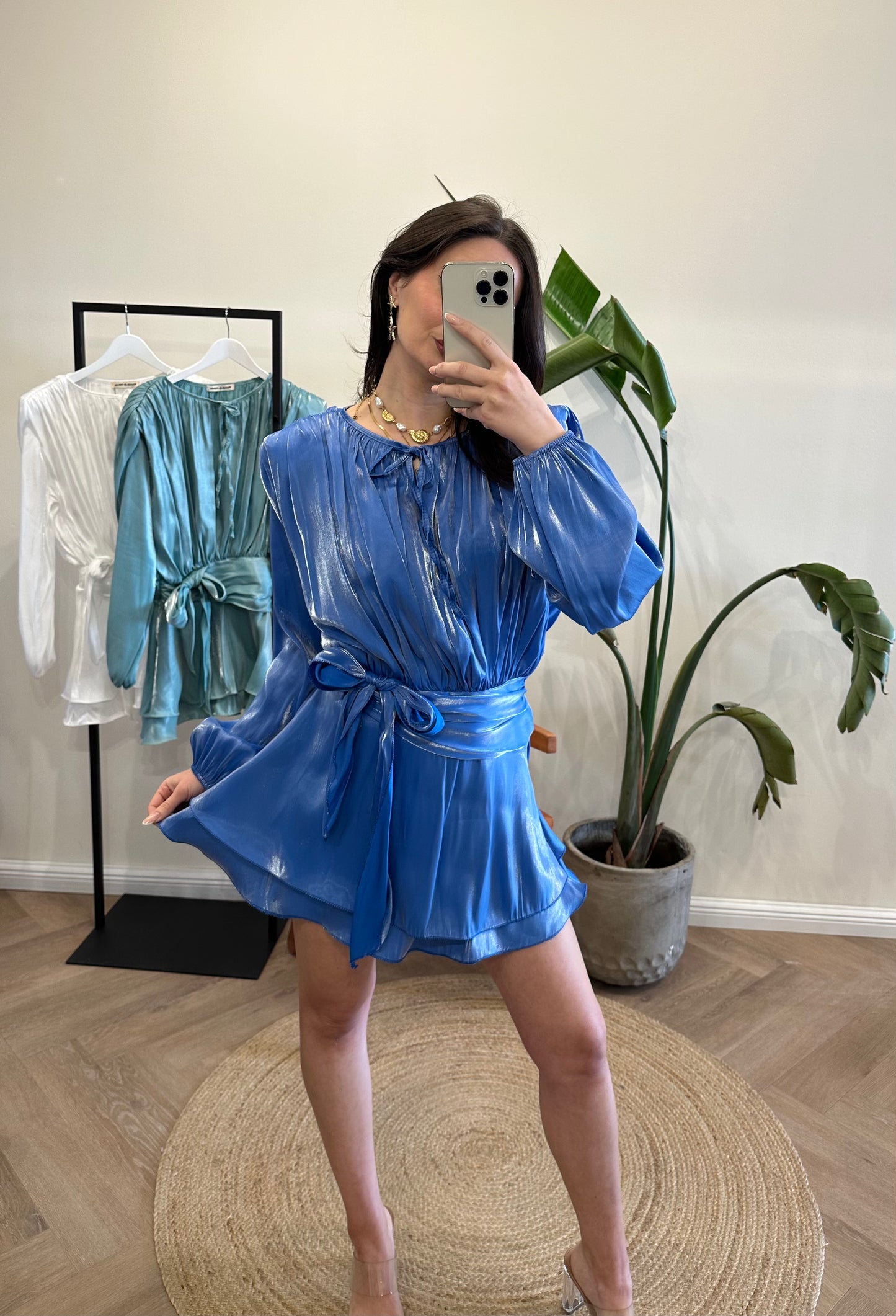 Kleid Blau