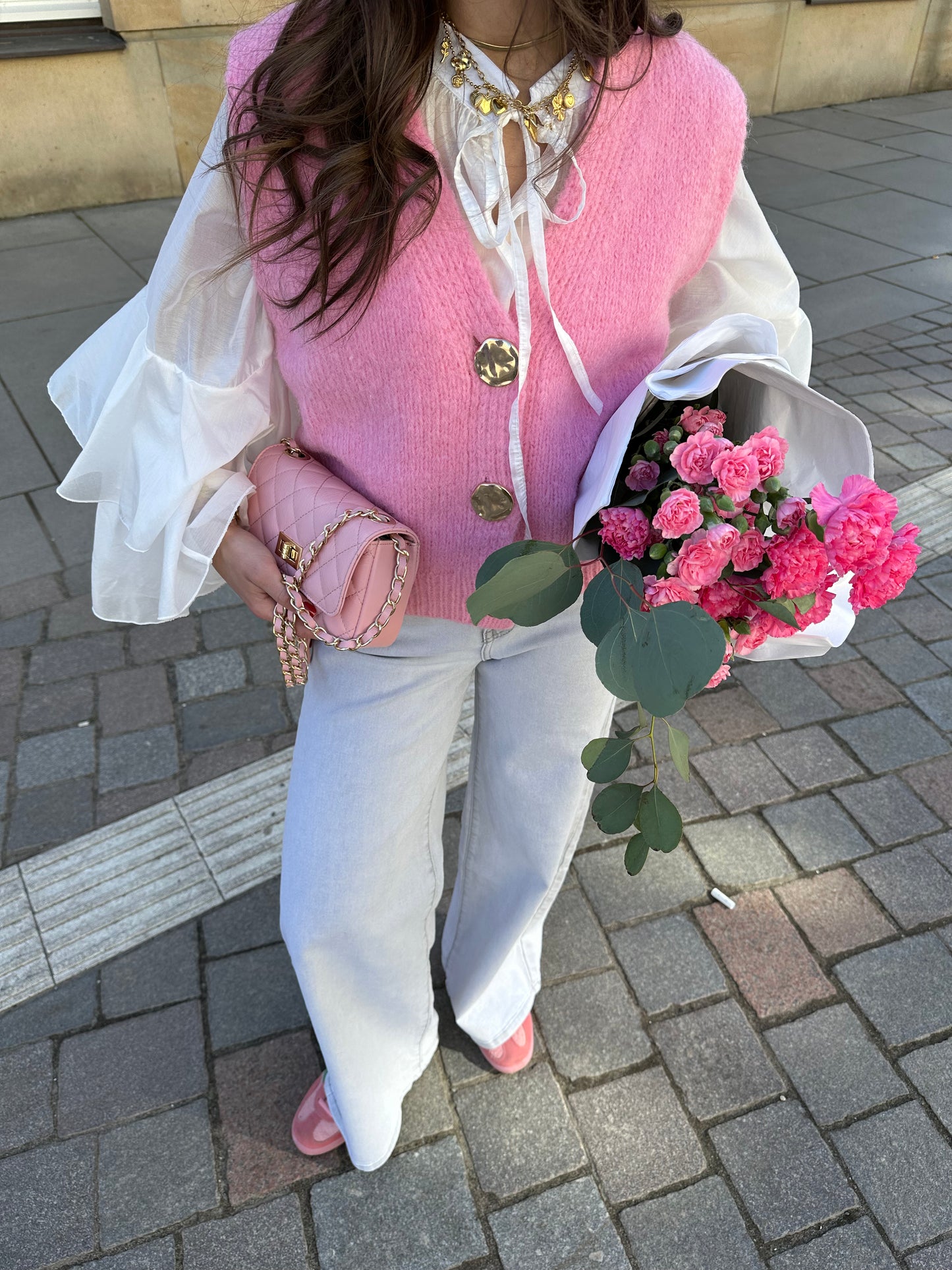 Bluse Weiß