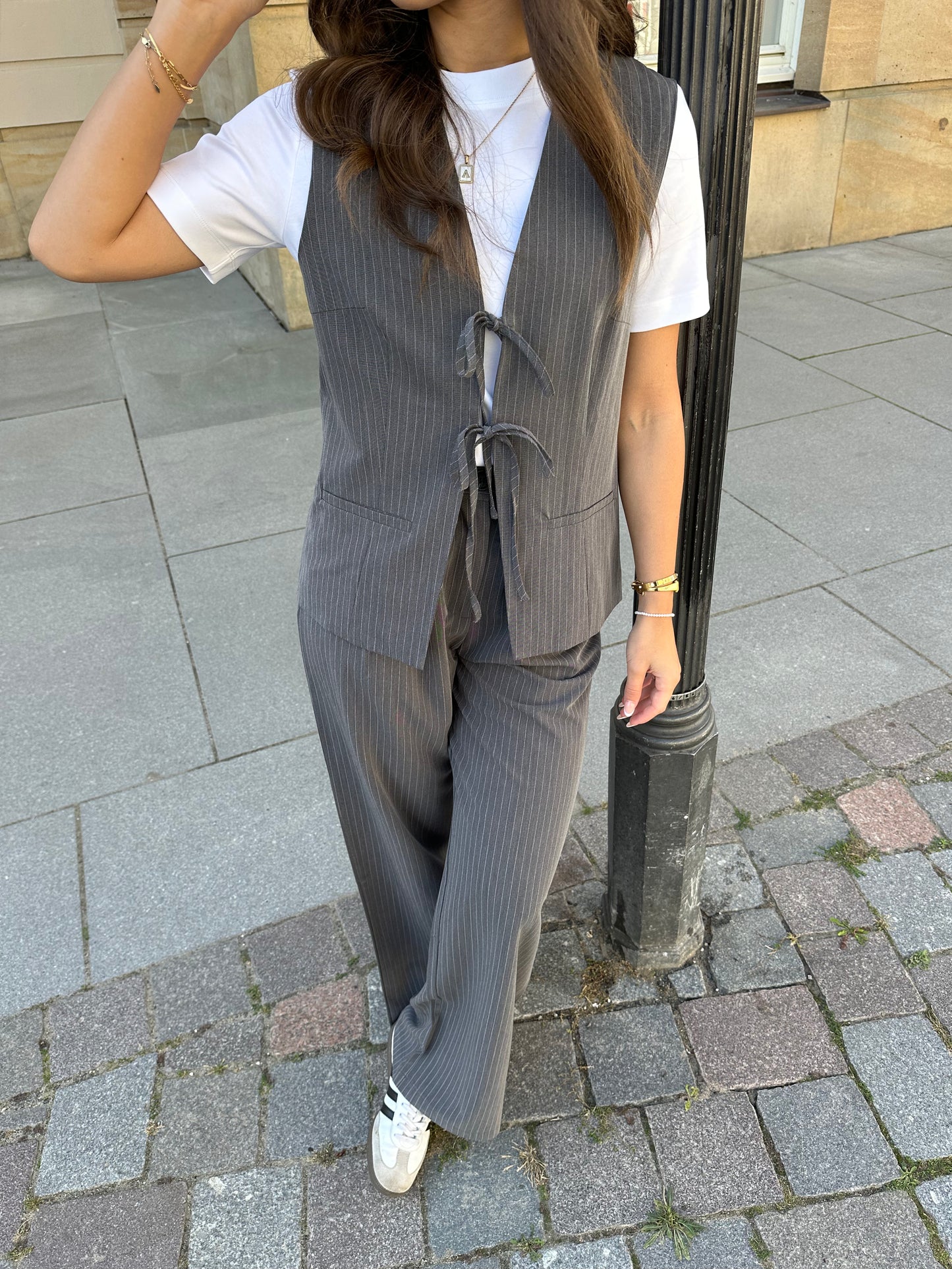 Nadelstreifen Hose