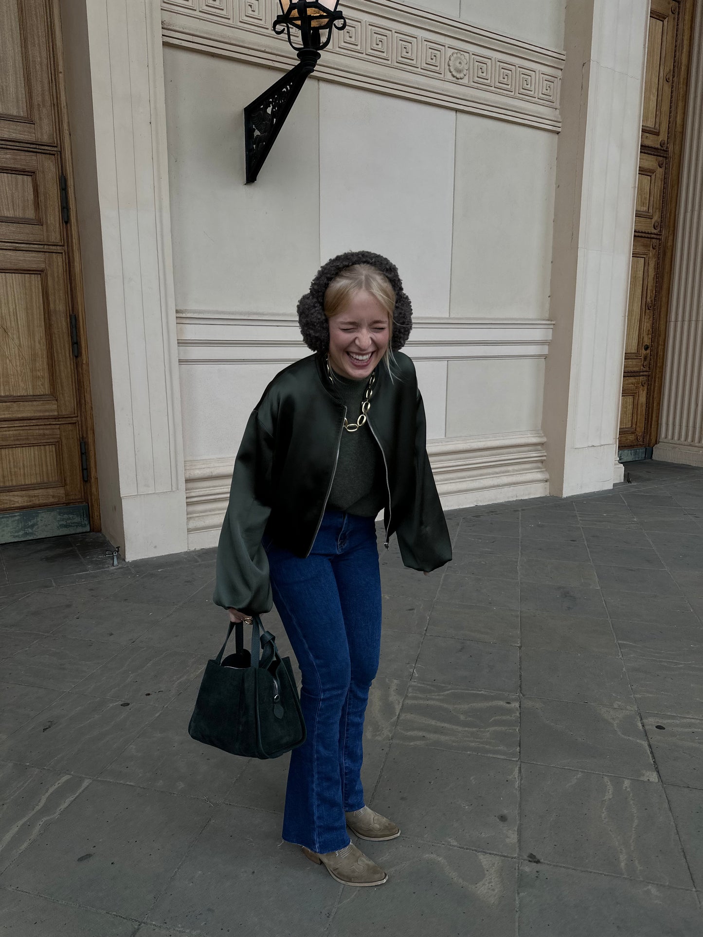 Satin Bomberjacke