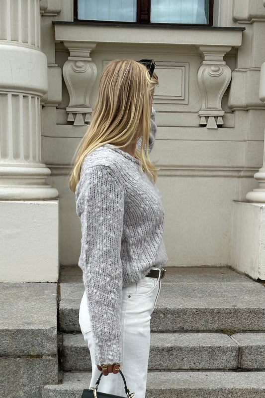 Strick Pullover Grey