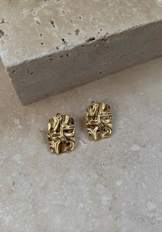 Ohrringe Gold Pattern